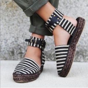 Free people striped espadrilles